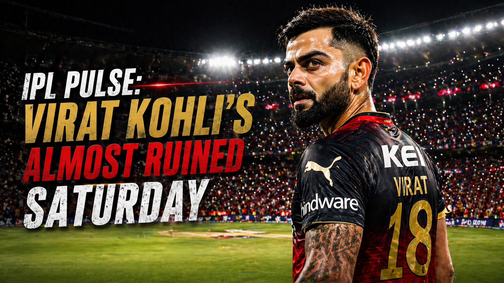 IPL 2026 Pulse: The Saturday That Nearly Slipped Away Before Finding Its Spark