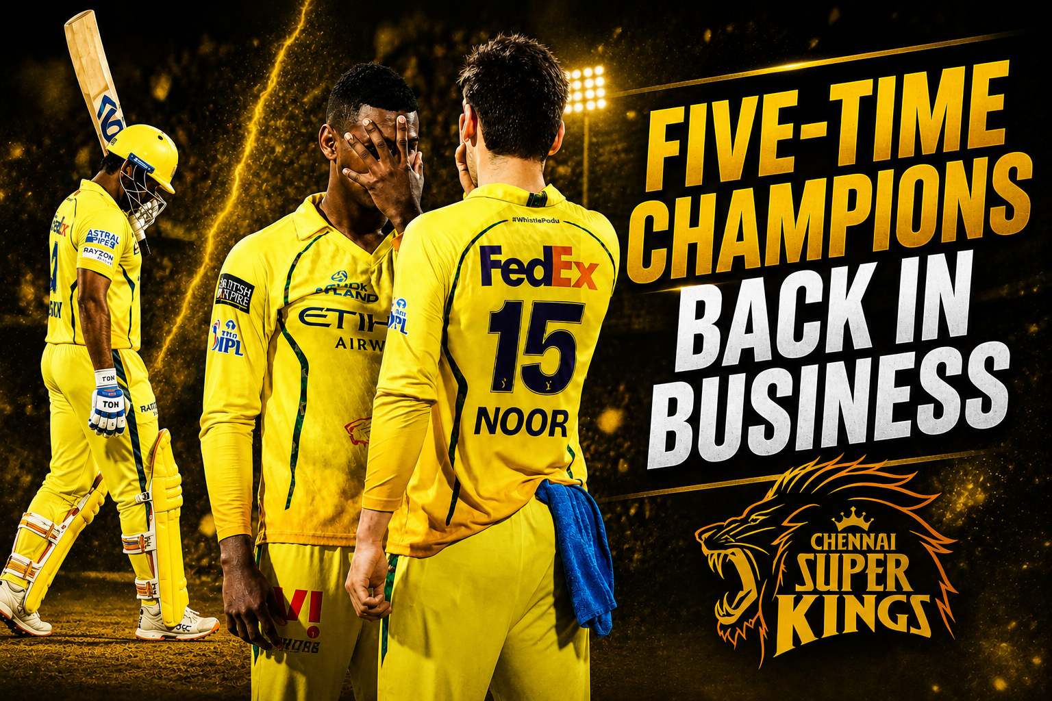 Five-time champions back in business — CSK climb into playoffs reckoning after Delhi rout