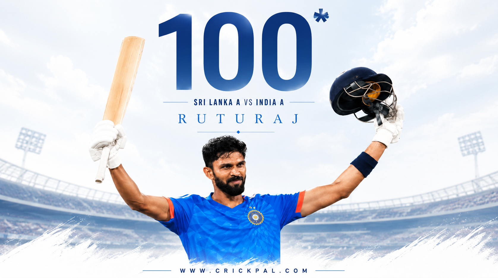 Ruturaj Gaikwad's century and a stunning death-overs collapse power India A to a thrilling tri-series opener