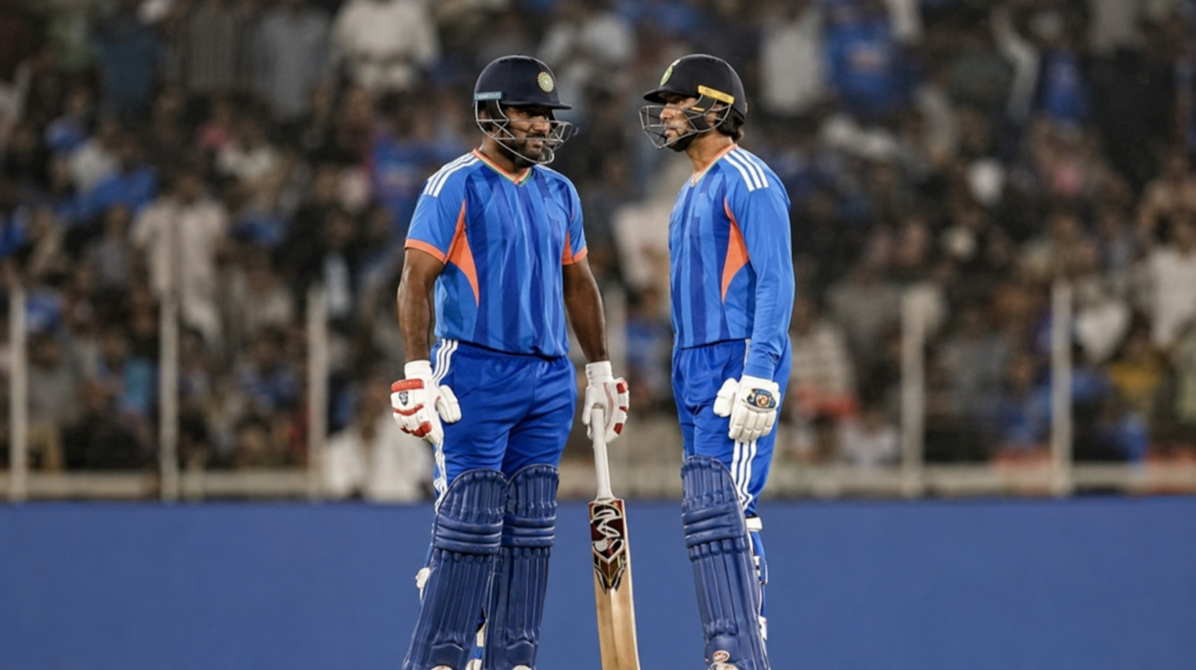 Abhishek and Samson register an unwanted first for India's openers in Belfast