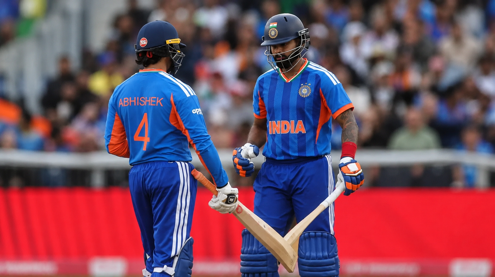 Abhishek and Shreyas shine before rain forces a no-result in the T20I series opener
