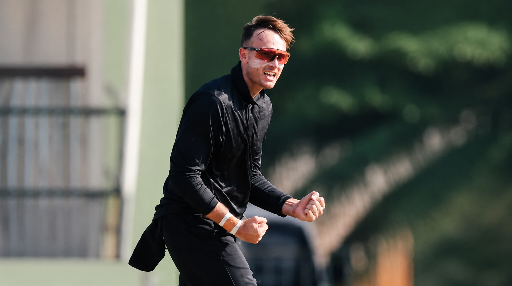 Jayden Lennox claims a maiden five-fer to help New Zealand level the series
